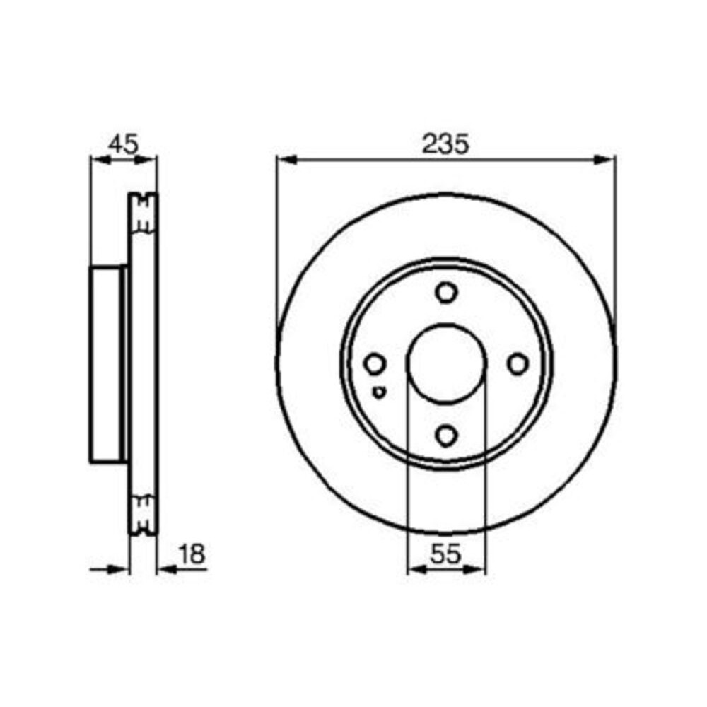 Image for Bosch Brake disc BD193