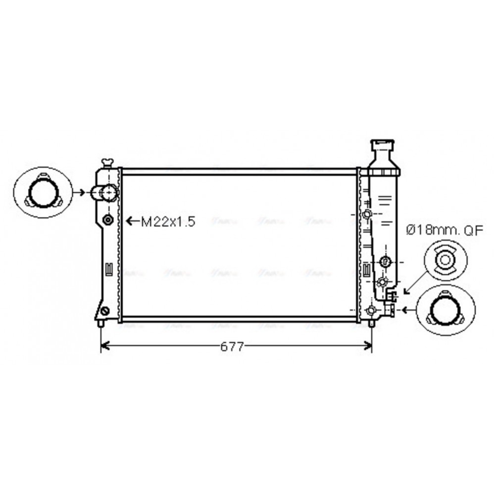 Image for AVA Cooling - Radiator