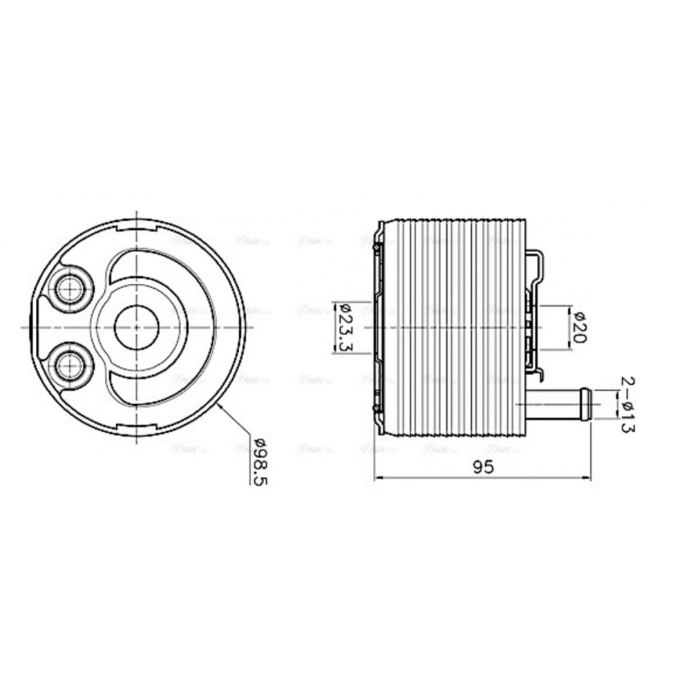 Image for AVA Cooling - Oil Cooler