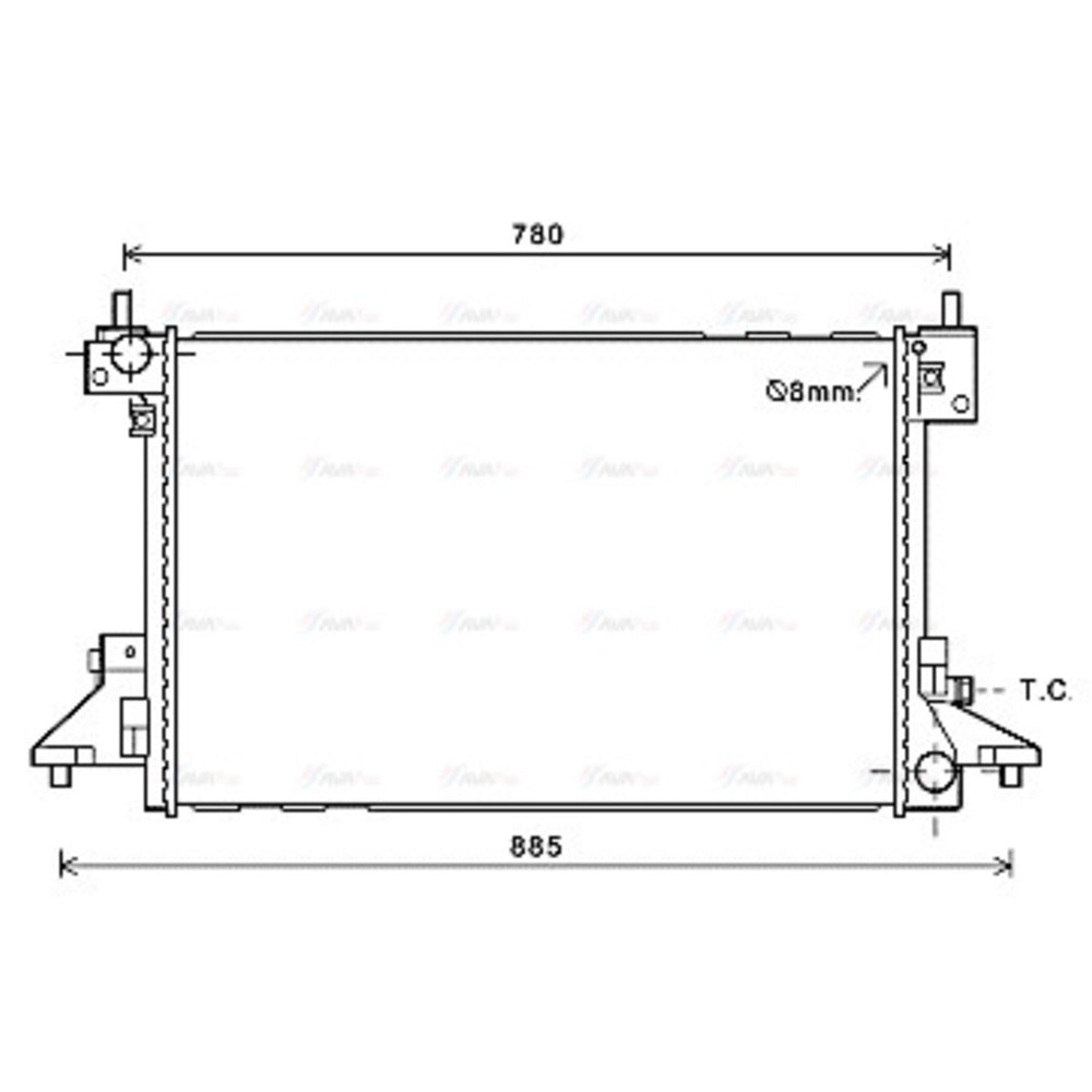 Image for AVA Cooling - Radiator