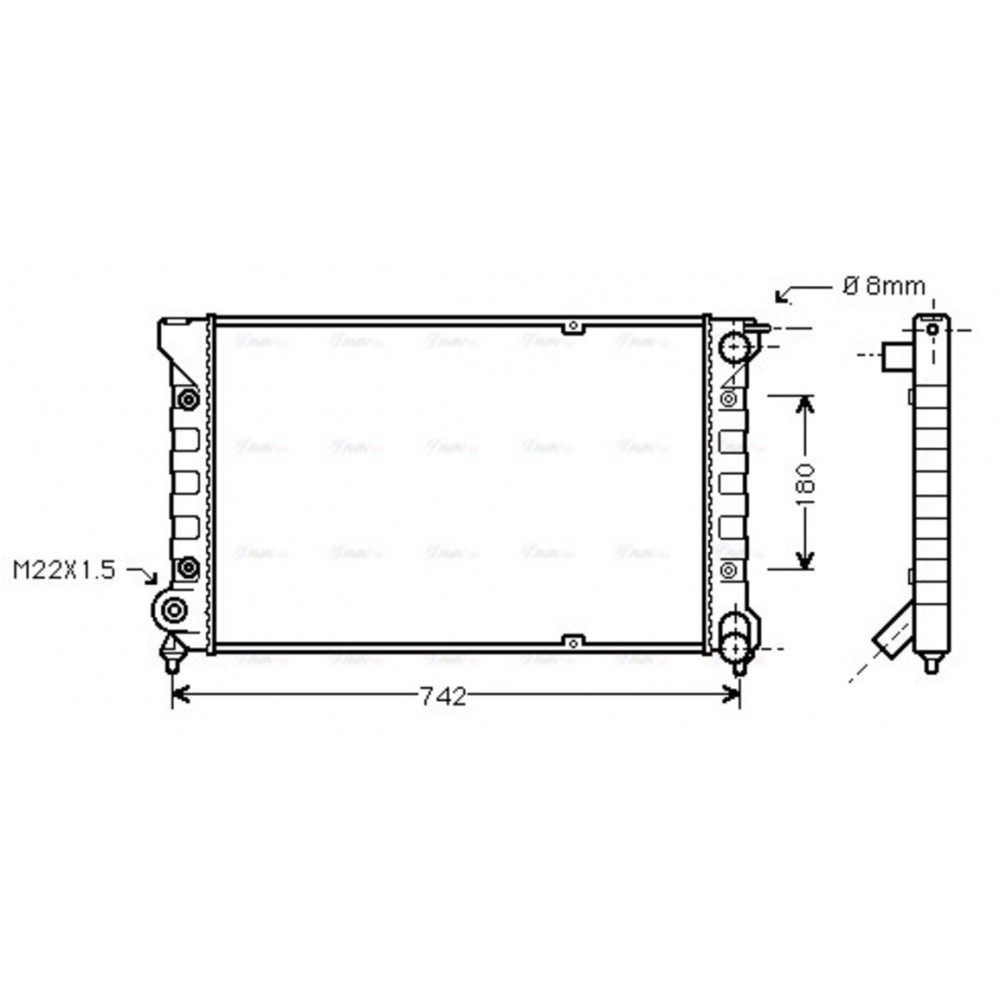 Image for AVA Cooling - Radiator