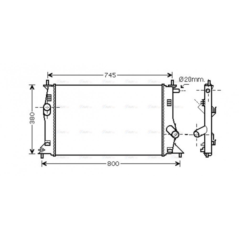 Image for AVA Cooling - Radiator