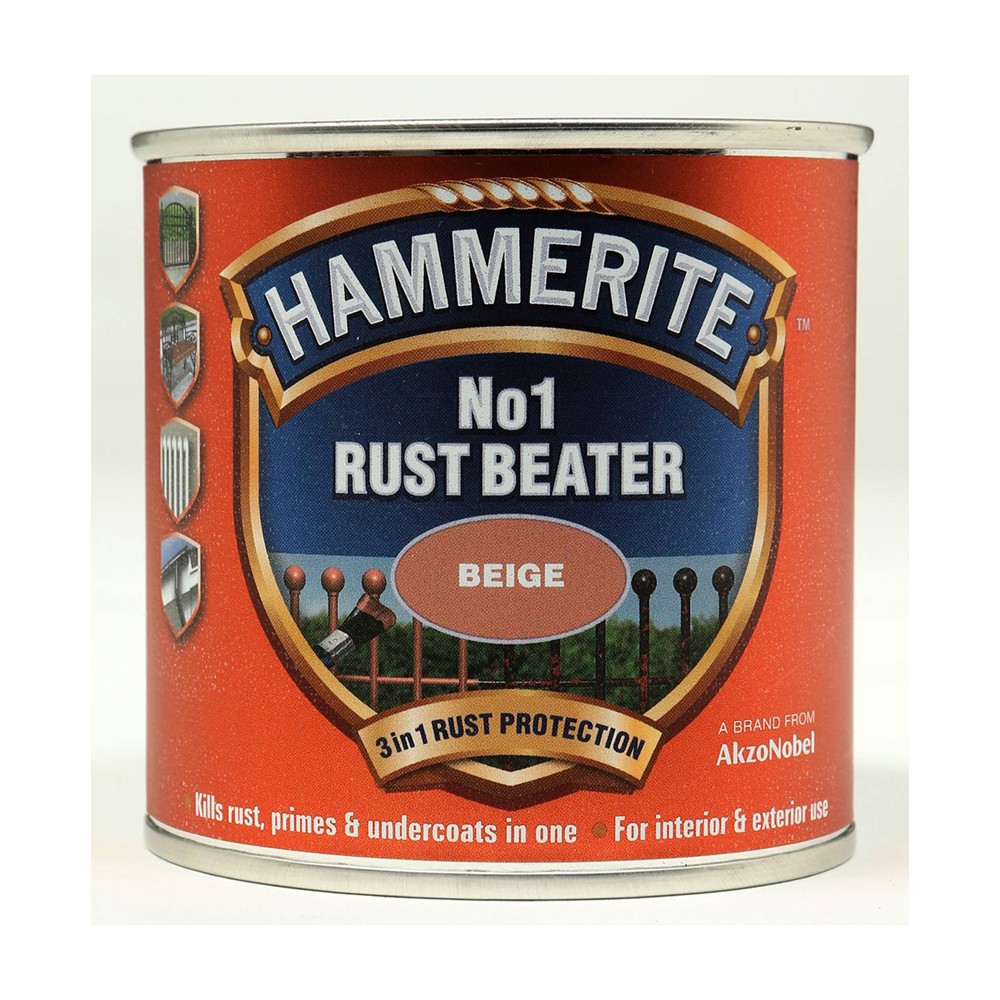 Image for Hammerite 470 NO.1 Rust Beater Beige 250ml