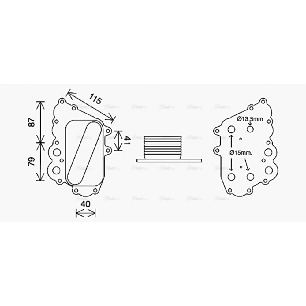 Image for AVA Cooling - Oil Cooler