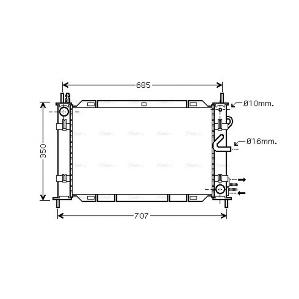 Image for AVA Cooling - Radiator