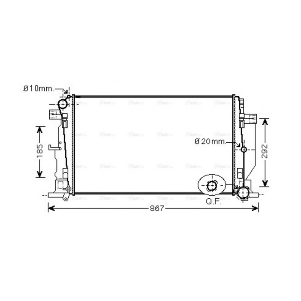 Image for AVA Cooling - Radiator