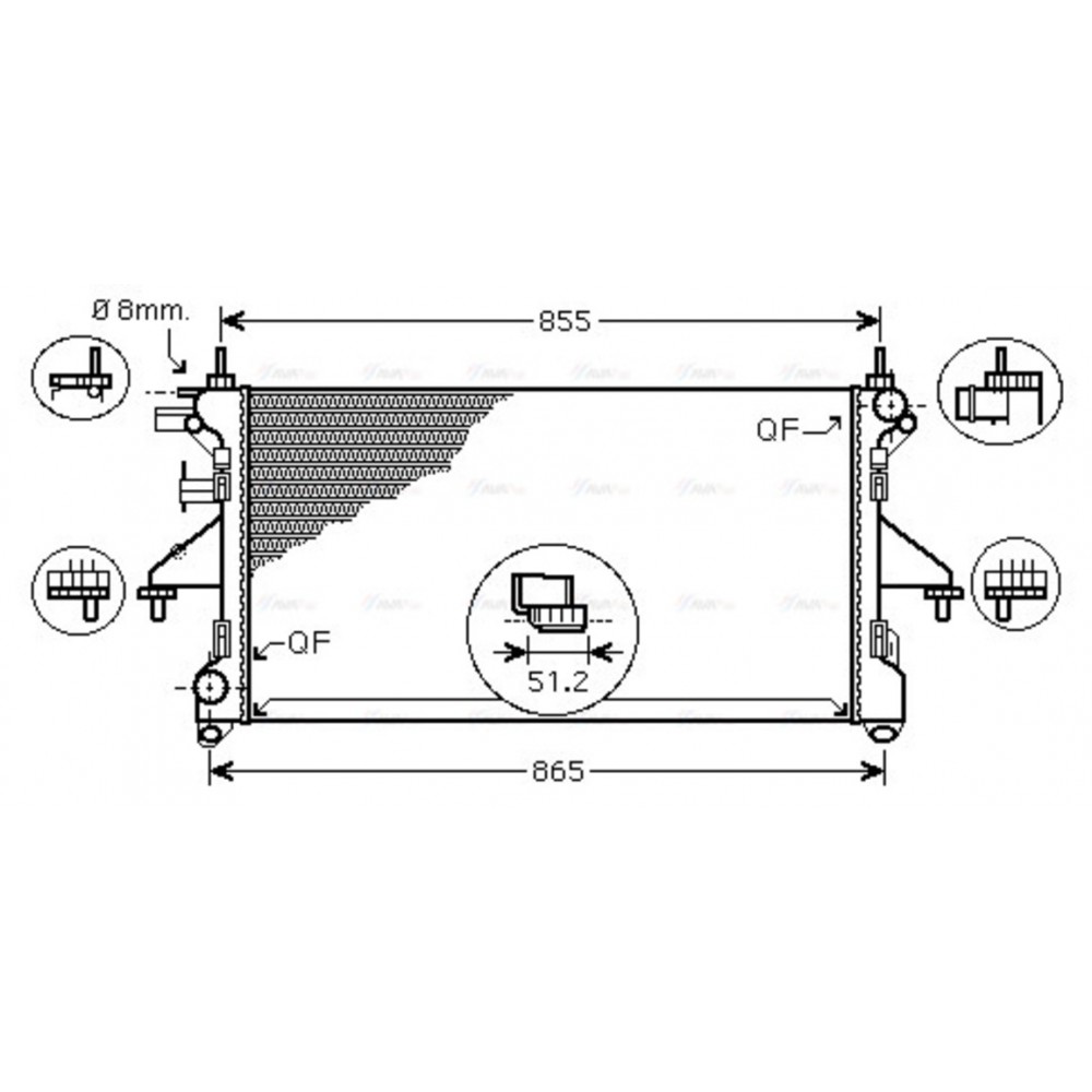 Image for AVA Cooling - Radiator