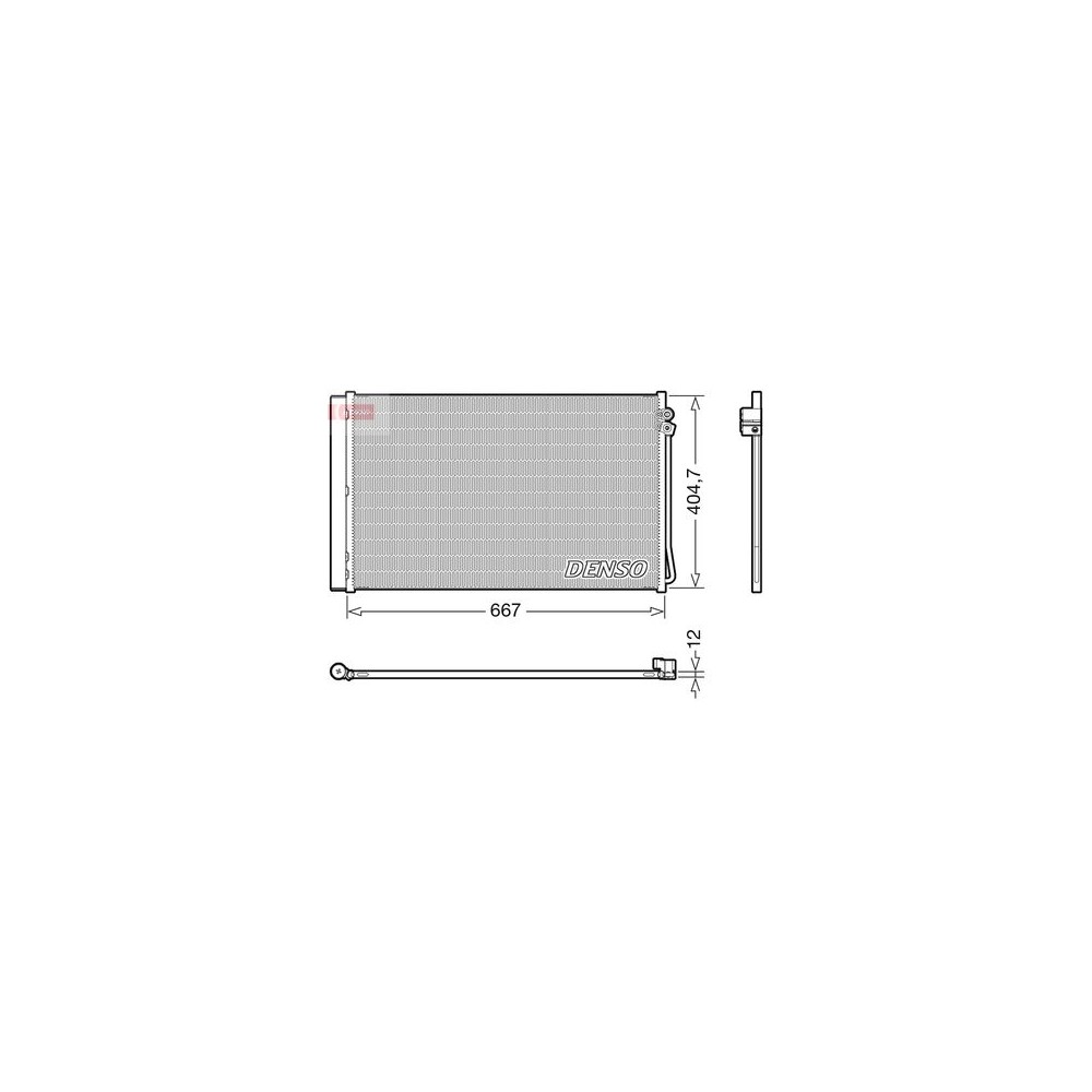 Image for Denso Condenser DCN17062