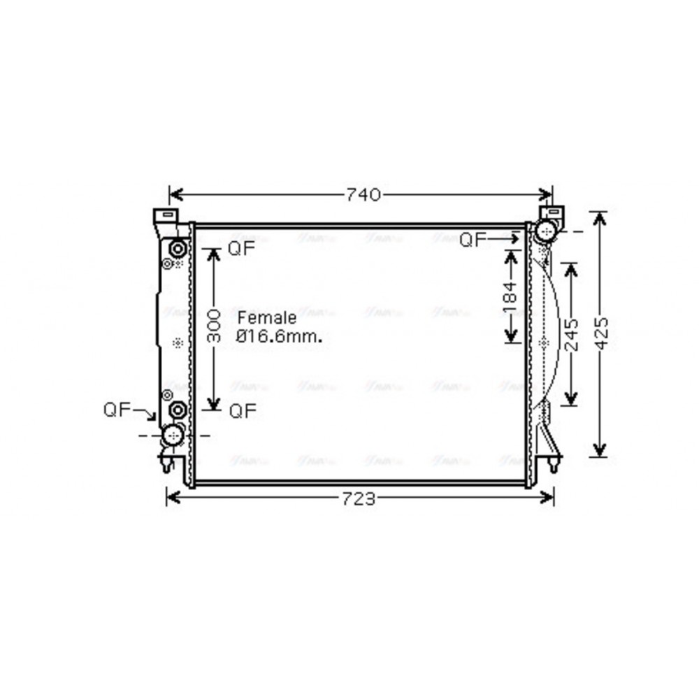 Image for AVA Cooling - Radiator