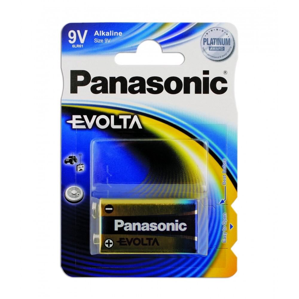 Image for Connect 30649 Pansonic Evolta PP3 Pv Battery 12 x 1 Blister Packs