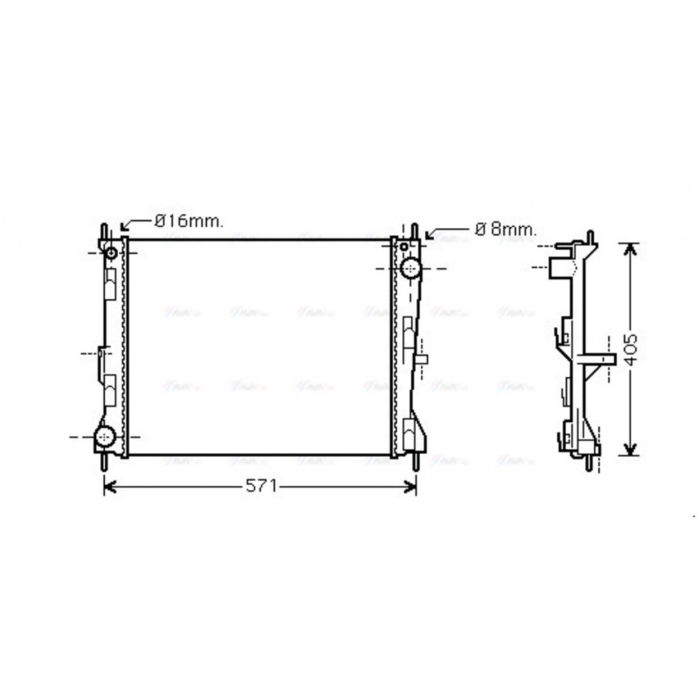 Image for AVA Cooling - Radiator