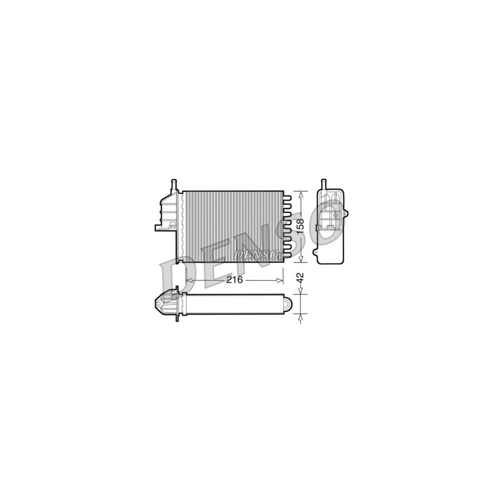 Image for Denso Heater Core DRR09080