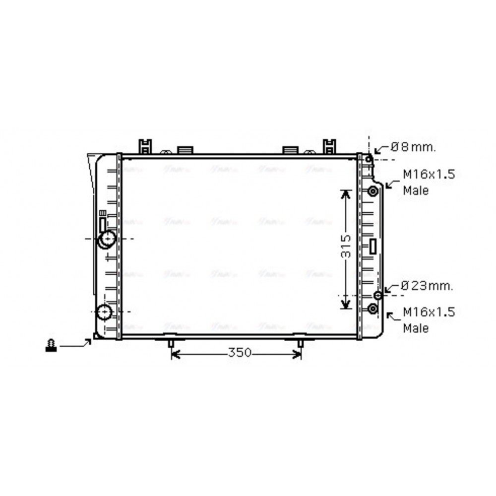 Image for AVA Cooling - Radiator