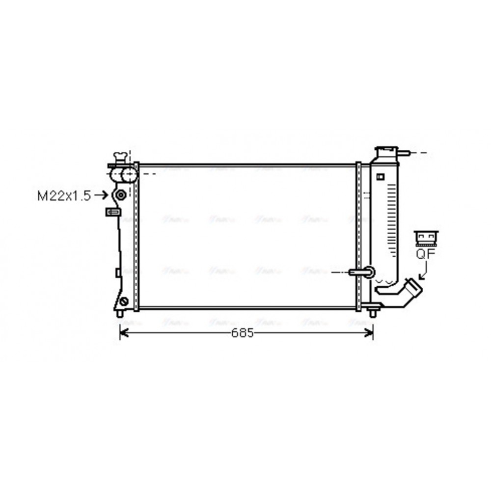 Image for AVA Cooling - Radiator