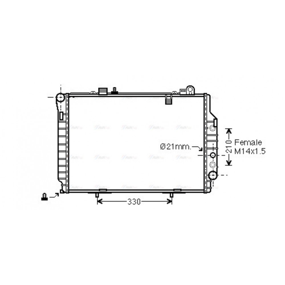 Image for AVA Cooling - Radiator