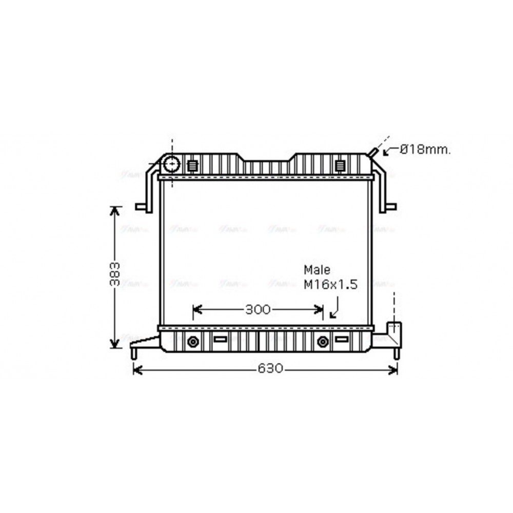 Image for AVA Cooling - Radiator