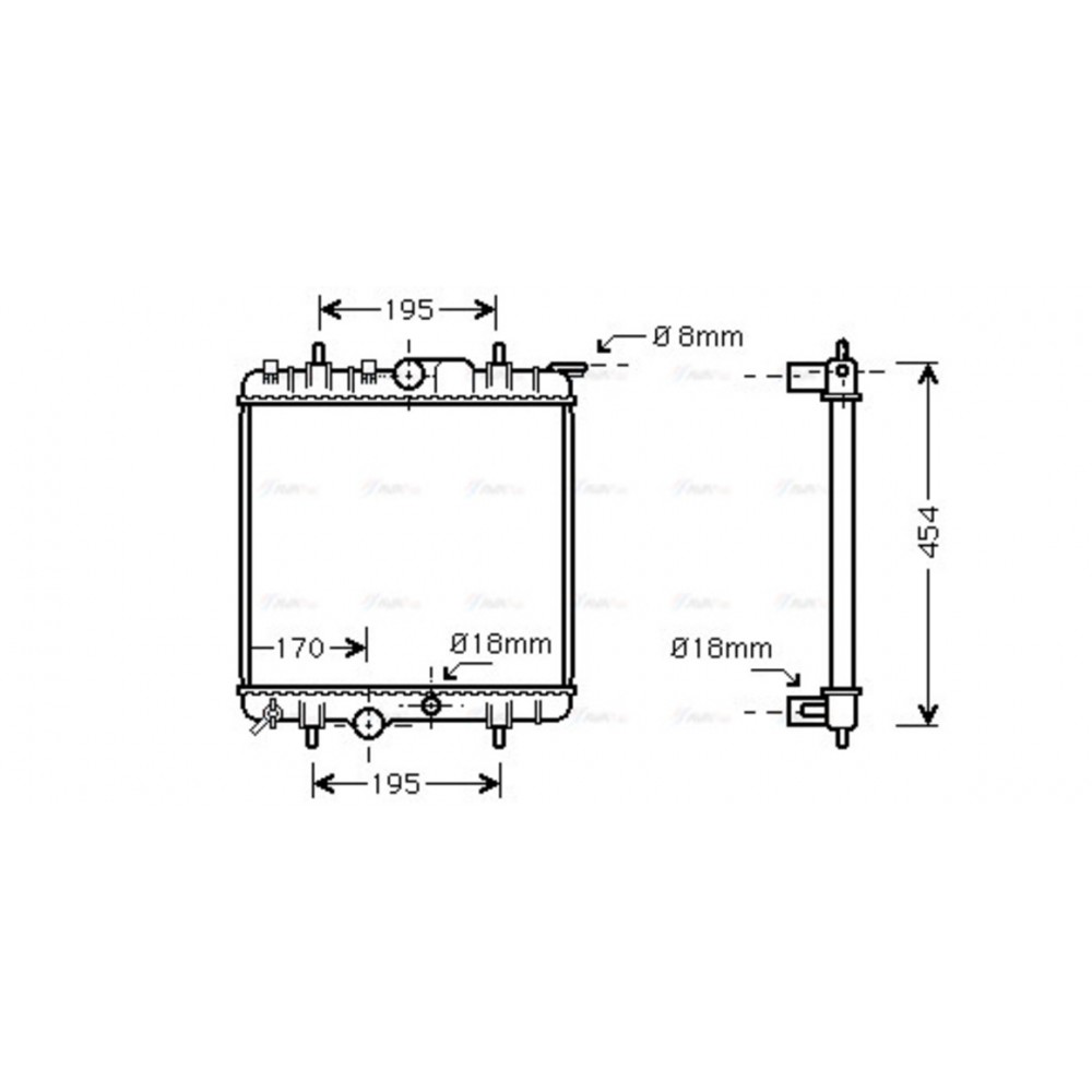 Image for AVA Cooling - Radiator