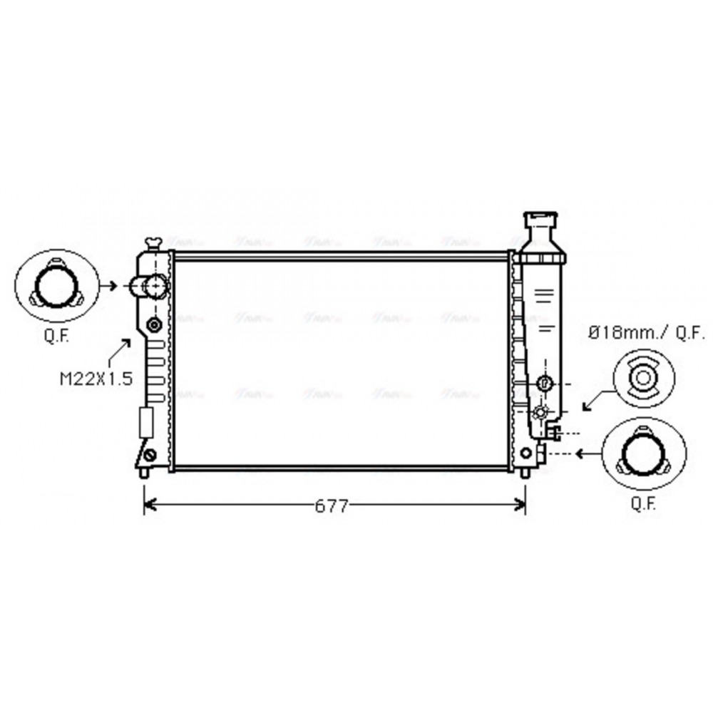 Image for AVA Cooling - Radiator