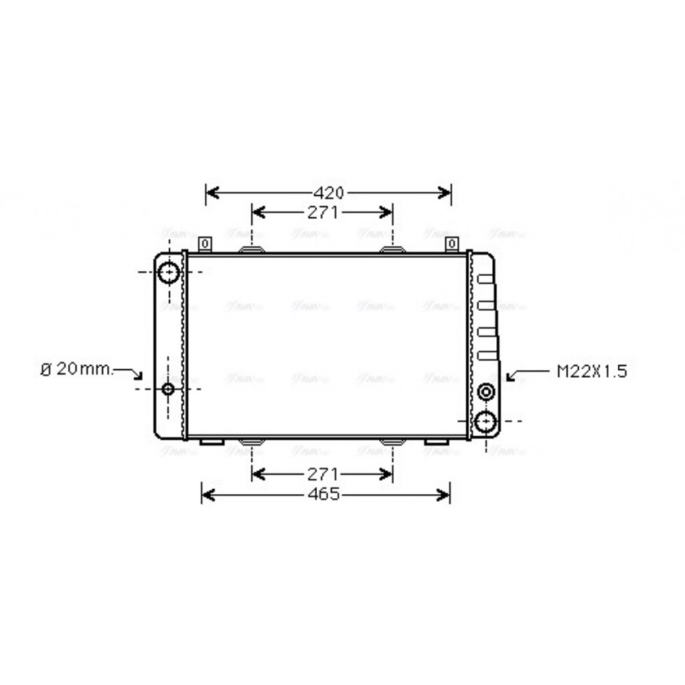 Image for AVA Cooling - Radiator