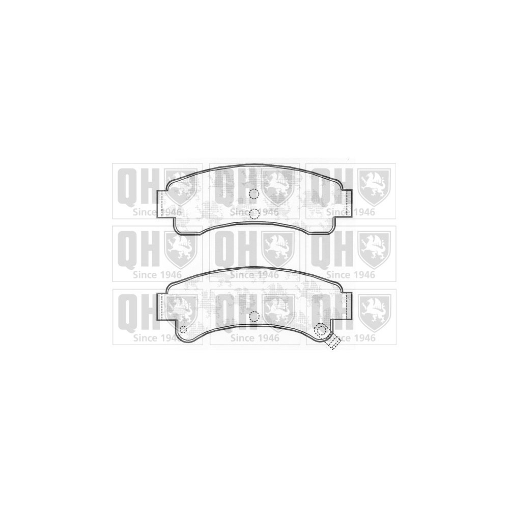 Image for QH BP574 Brake Pad Set