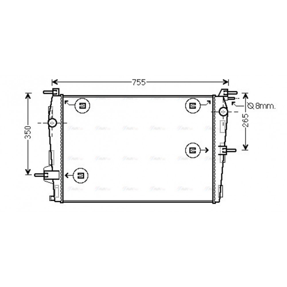 Image for AVA Cooling - Radiator