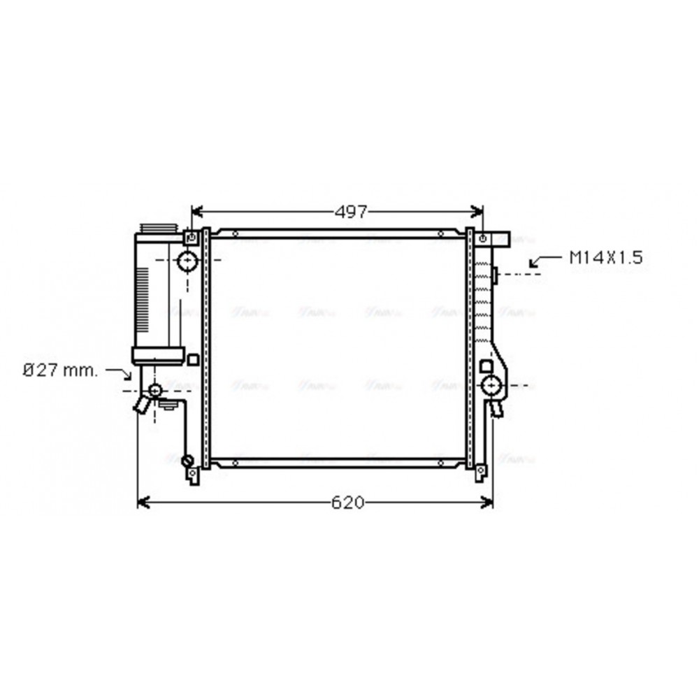 Image for AVA Cooling - Radiator