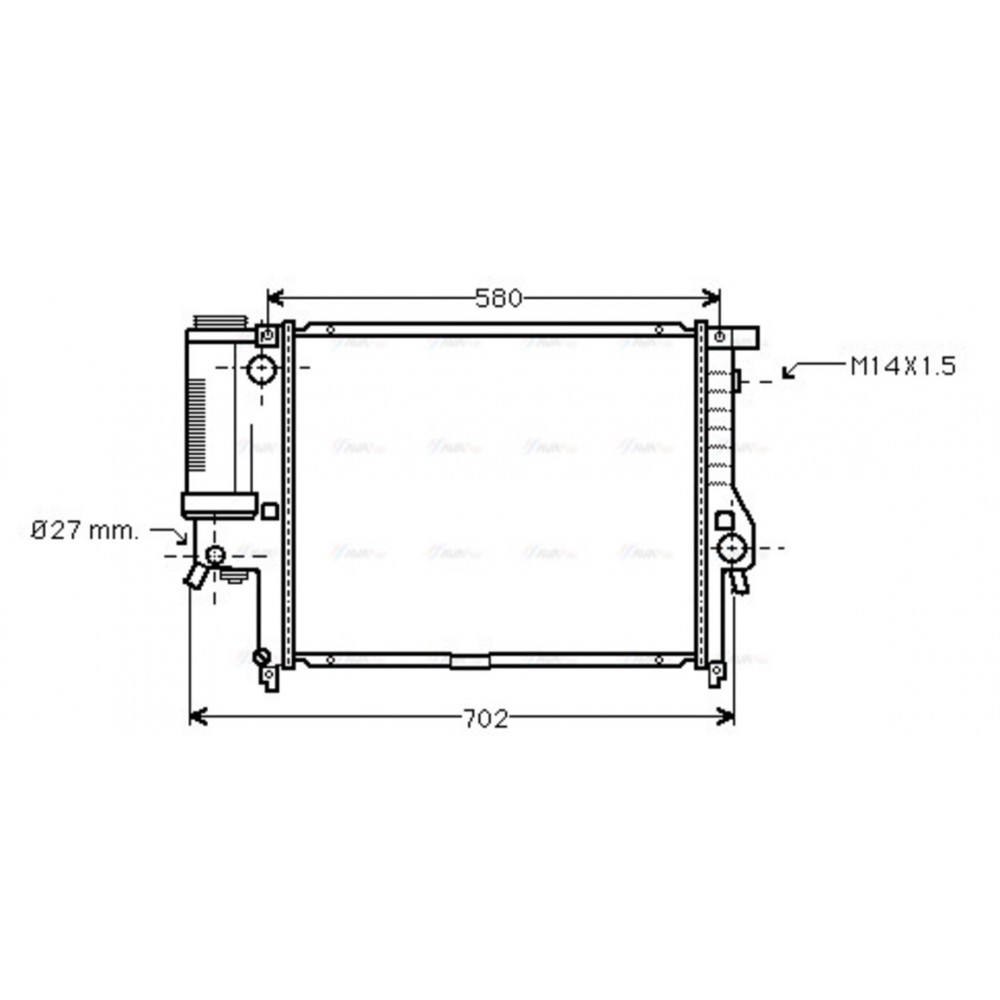 Image for AVA Cooling - Radiator