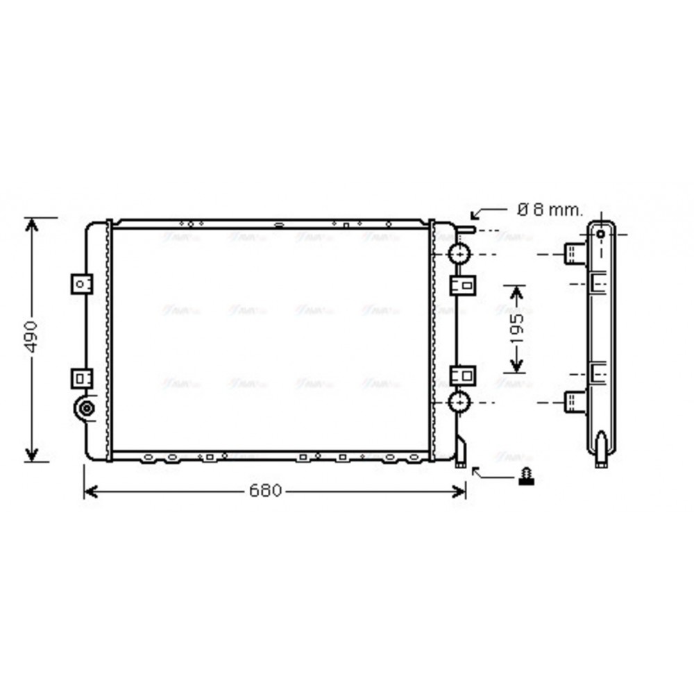 Image for AVA Cooling - Radiator