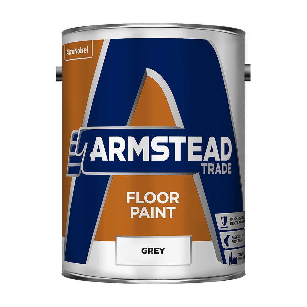 Image for Armstead 5218610 Trade Floor Paint Grey 5L