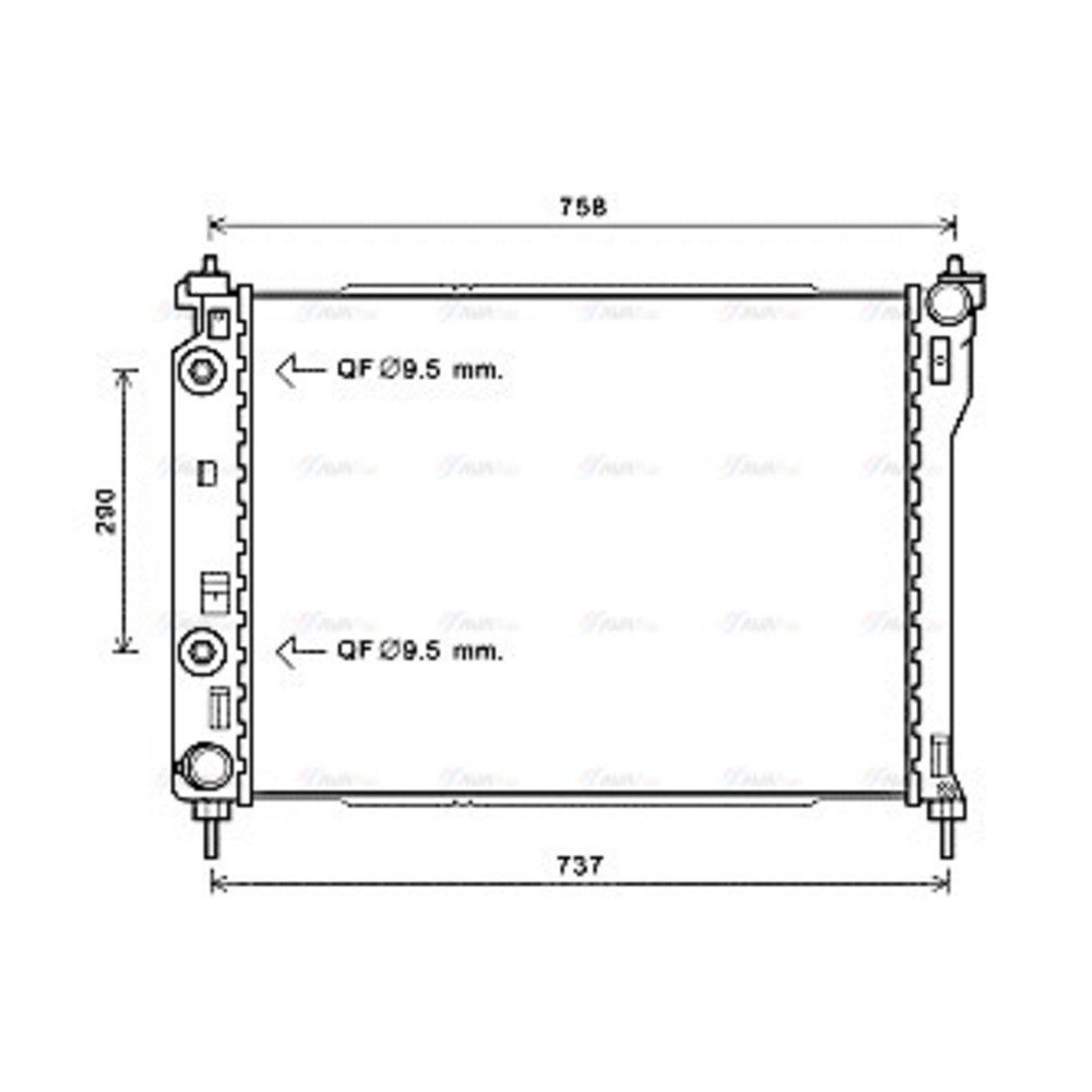 Image for AVA Cooling - Radiator