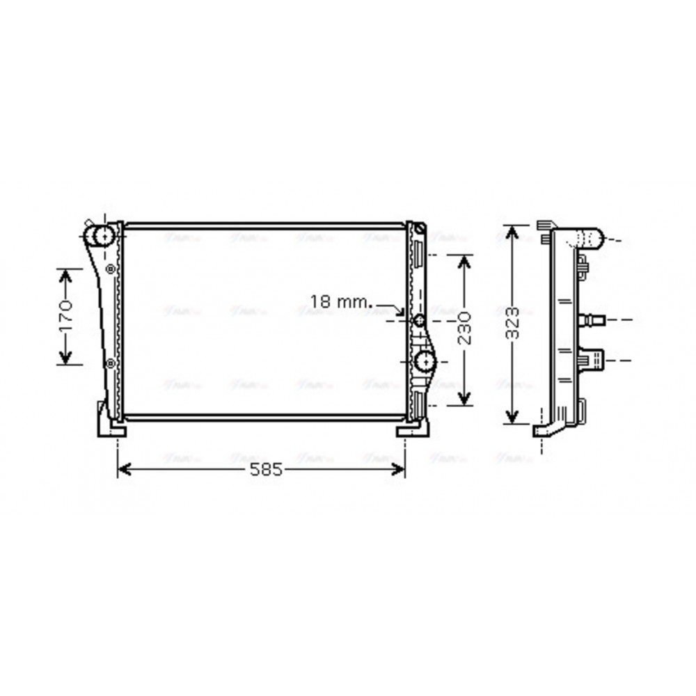 Image for AVA Cooling - Radiator