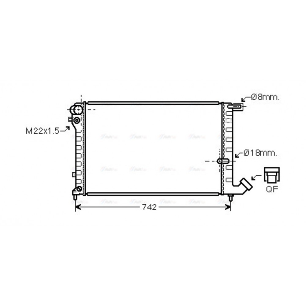 Image for AVA Cooling - Radiator