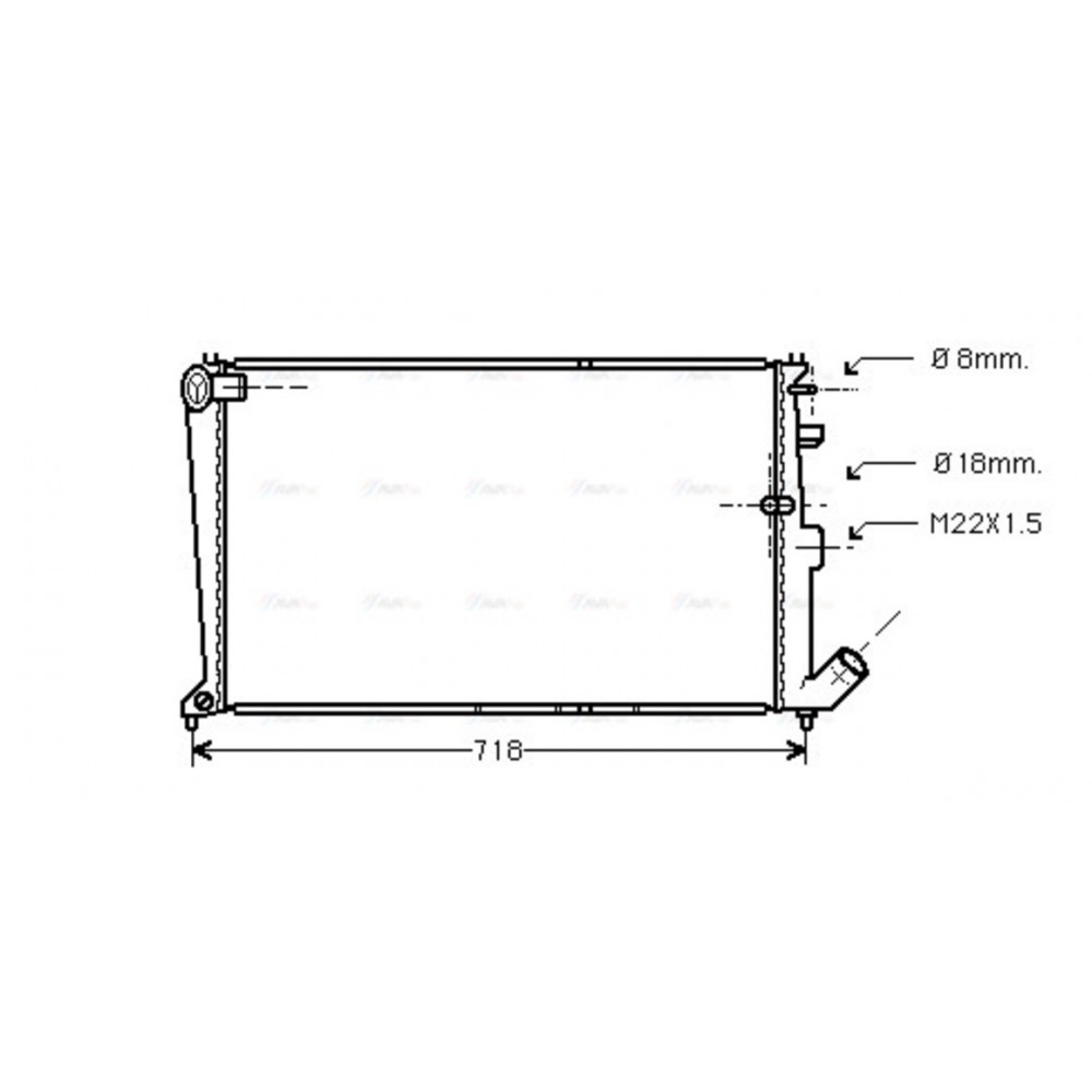 Image for AVA Cooling - Radiator