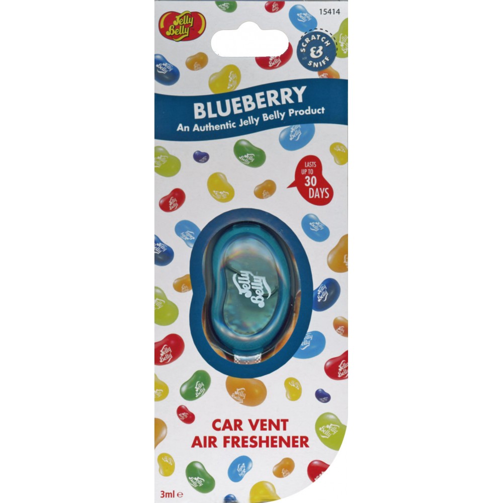 Image for Jelly Belly JBB001 Vent Air Freshener - Blueberry