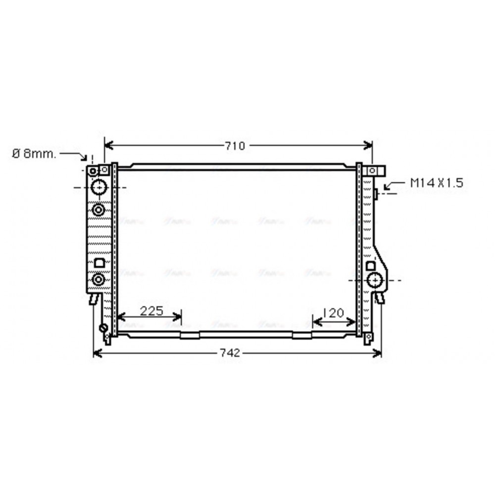 Image for AVA Cooling - Radiator