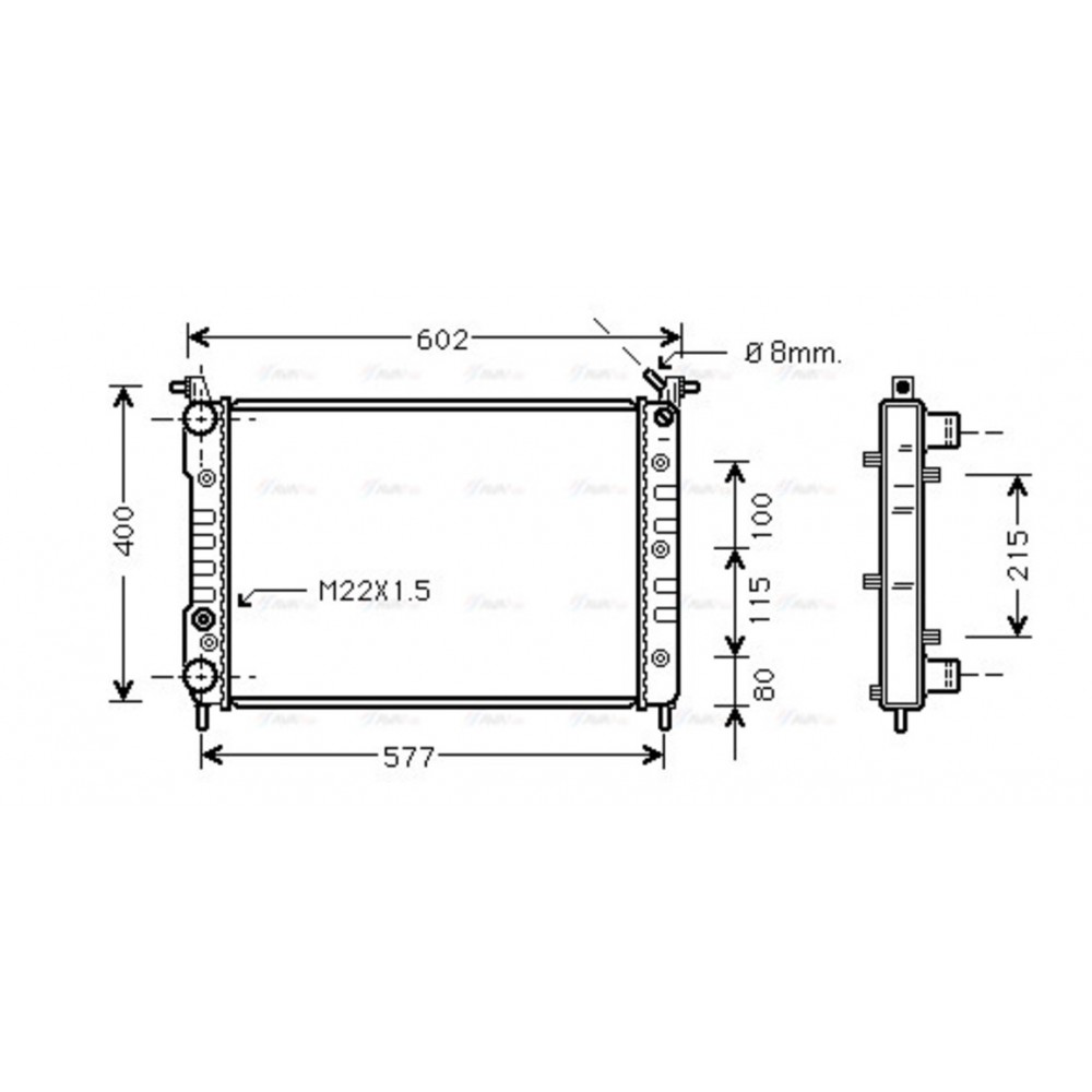 Image for AVA Cooling - Radiator