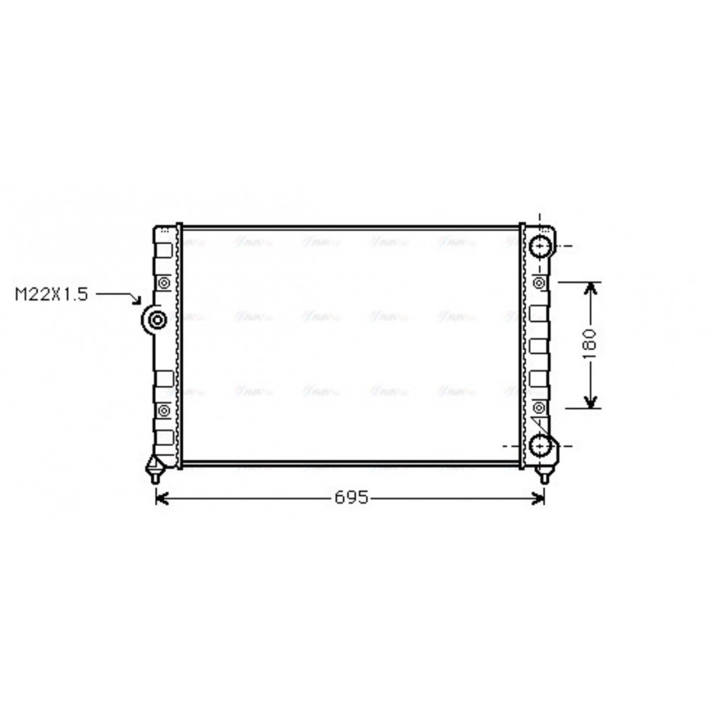 Image for AVA Cooling - Radiator