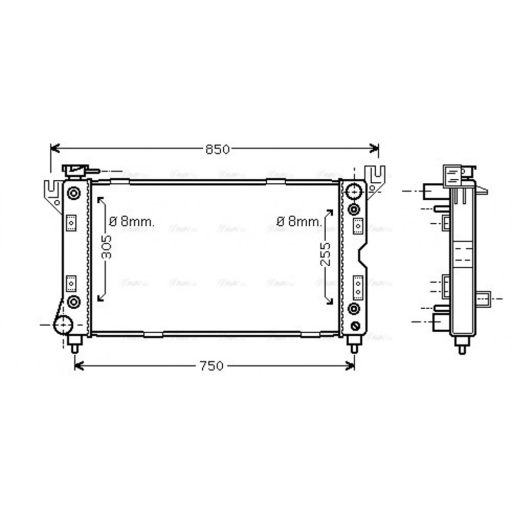 Image for AVA Cooling - Radiator