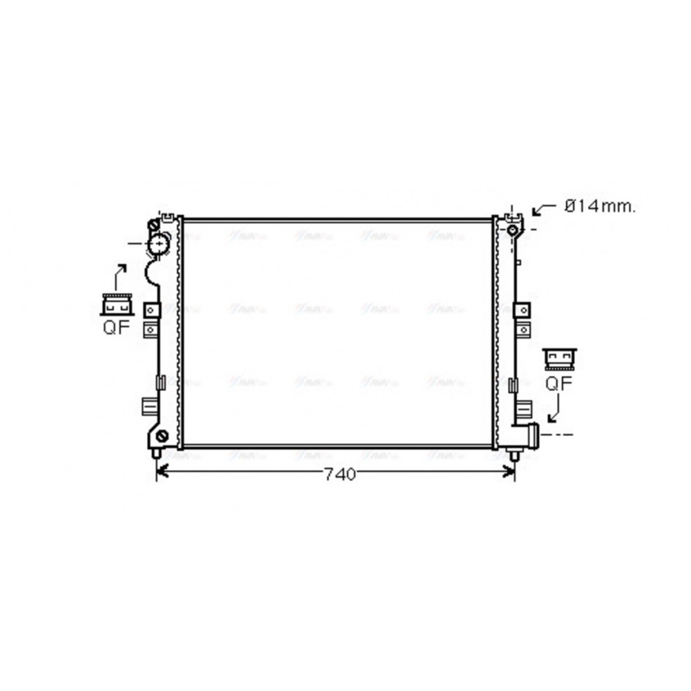 Image for AVA Cooling - Radiator