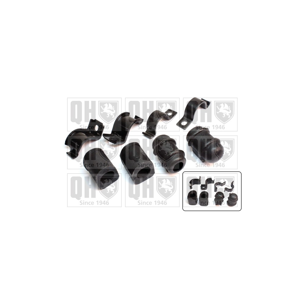 Image for QH EMBK3061 Stabiliser Bar Bush Kit - Front LH & RH (Inner, Outer)