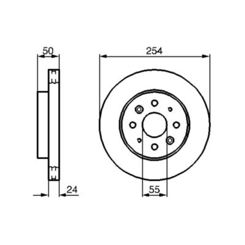 Image for Bosch Brake disc BD1097