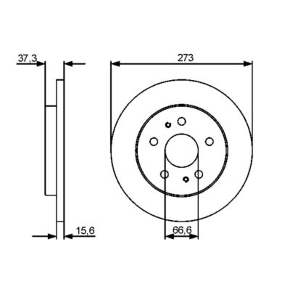 Image for Bosch Brake disc BD1263