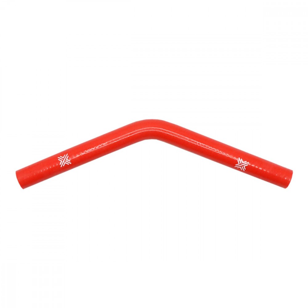 Image for Pipercross Performance Silicone HoseRed 45Â° 12mm bore  152mm