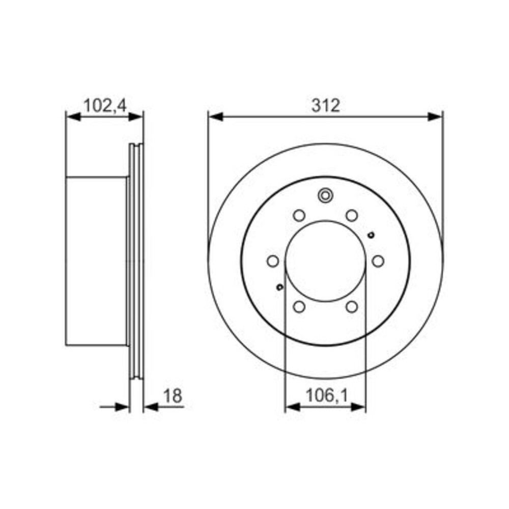 Image for Bosch Brake disc BD1792