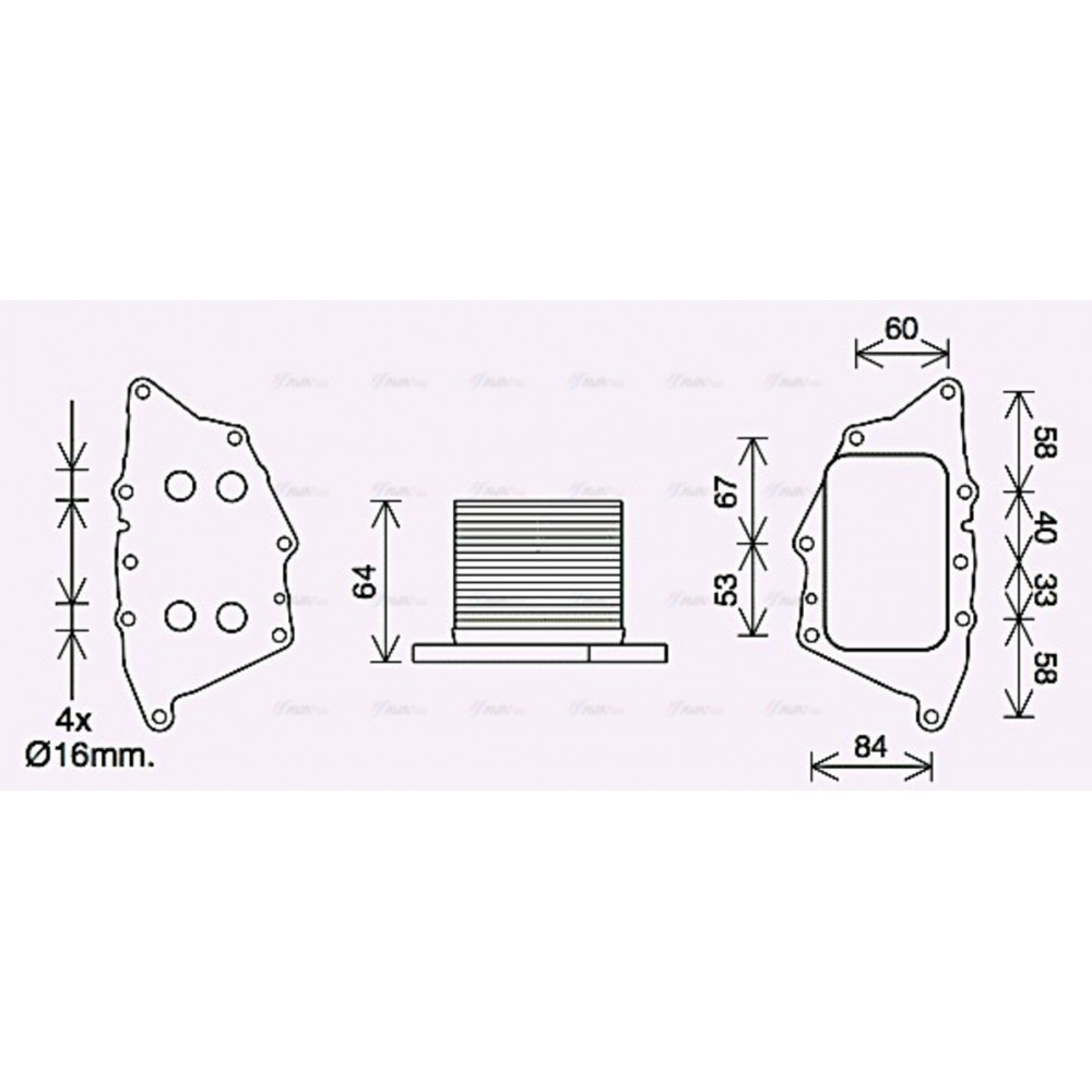 Image for AVA Cooling - Oil Cooler