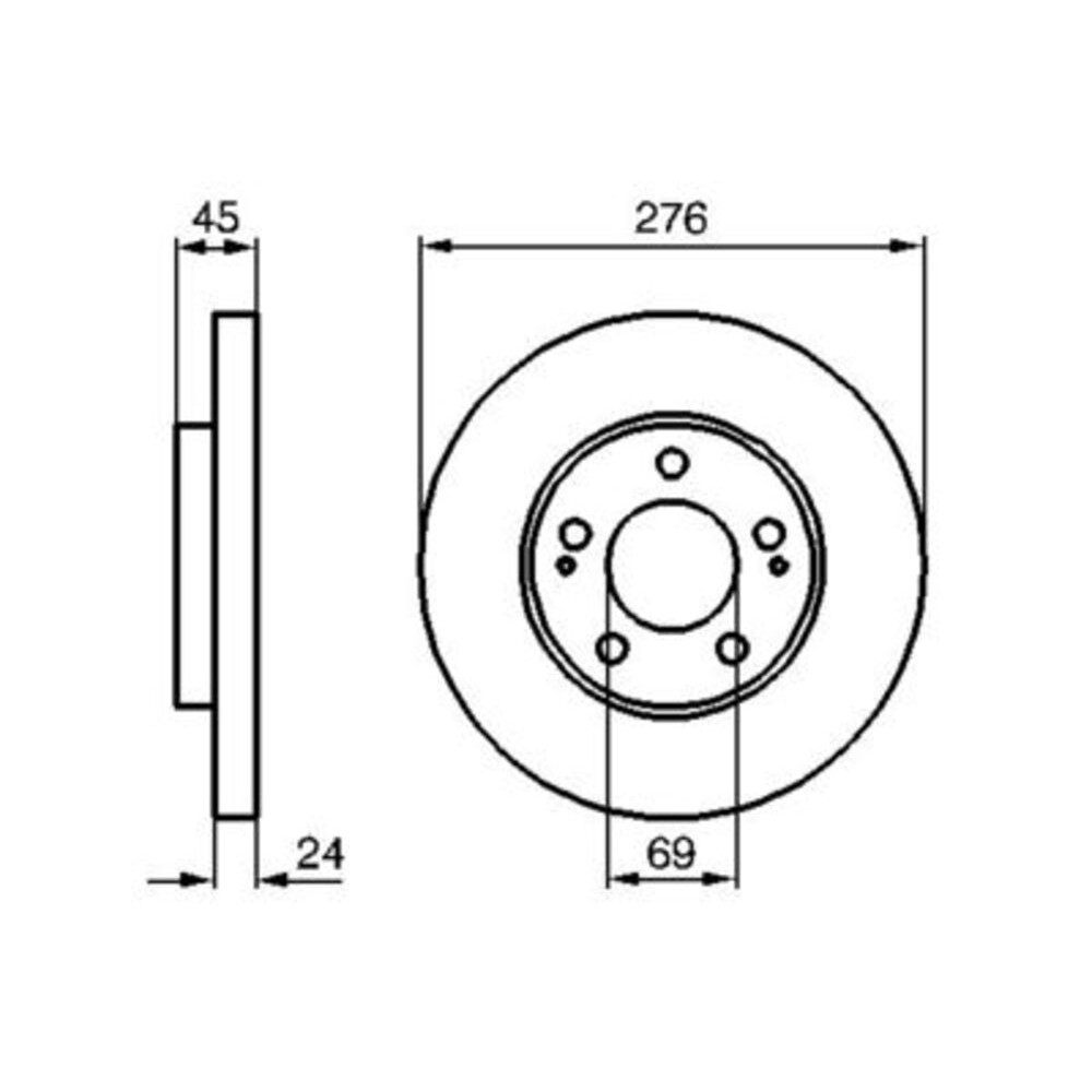 Image for Bosch Brake disc BD922