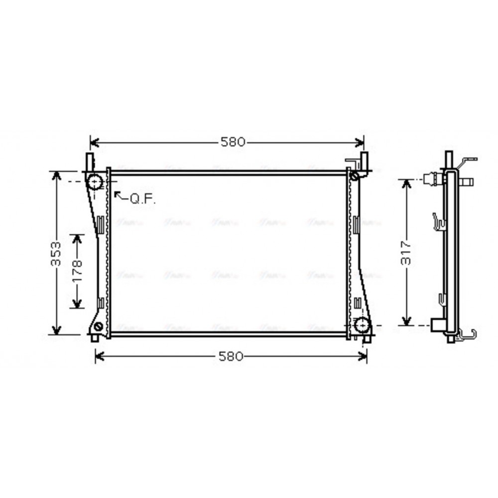 Image for AVA Cooling - Radiator