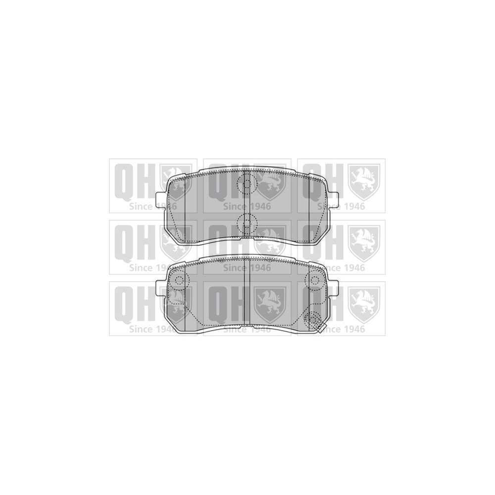 Image for QH BP1599 Brake Pad Set