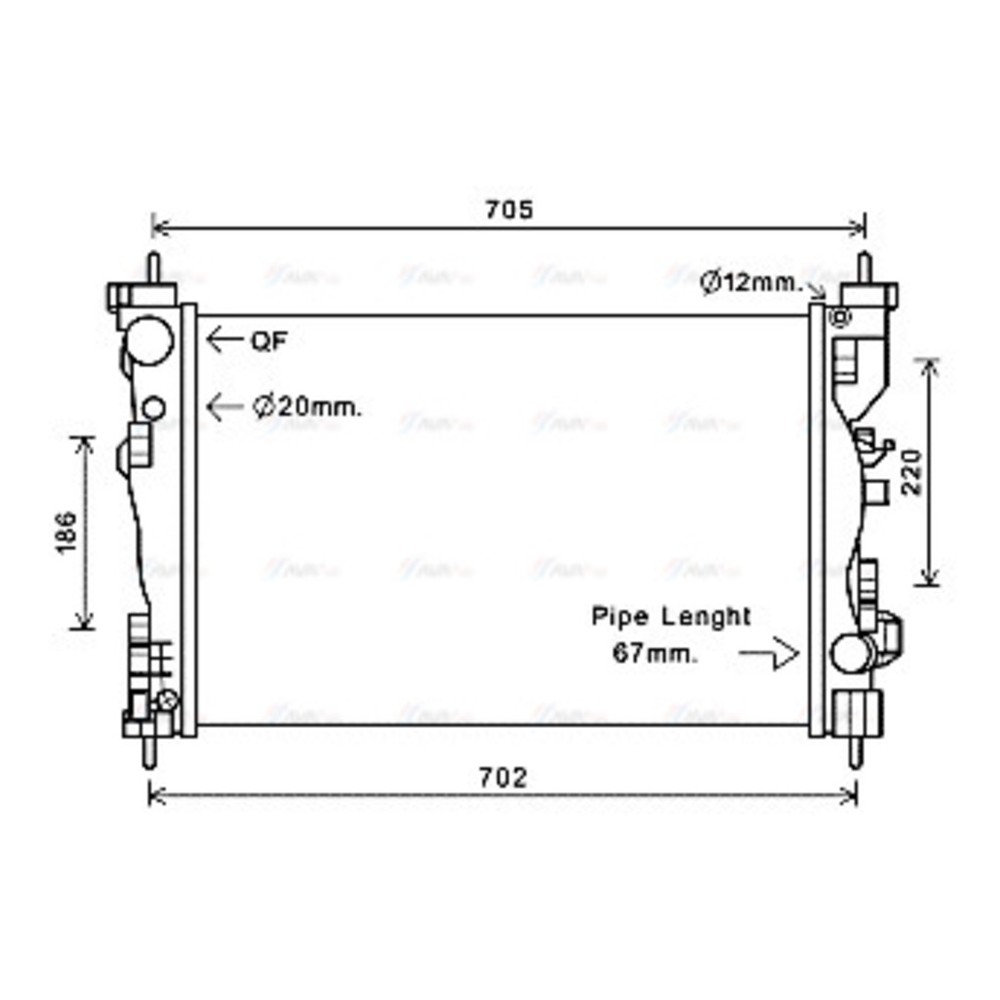 Image for AVA Cooling - Radiator