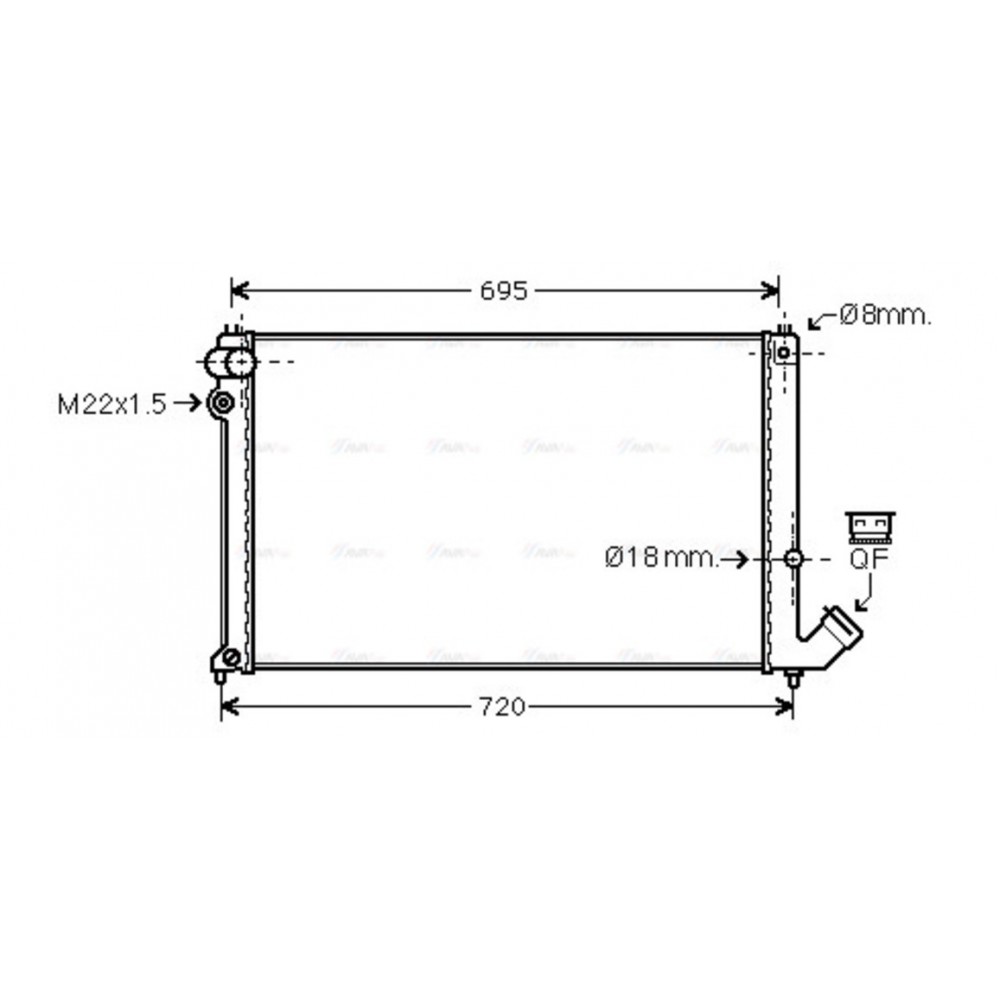 Image for AVA Cooling - Radiator